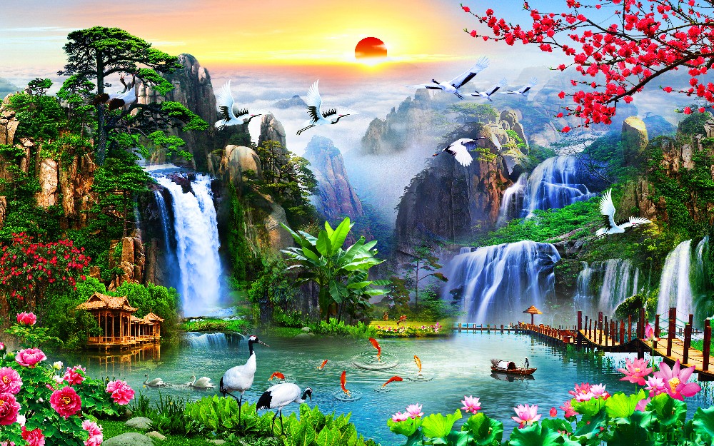 Phong cảnh sơn thủy hữu tình MHT2-079